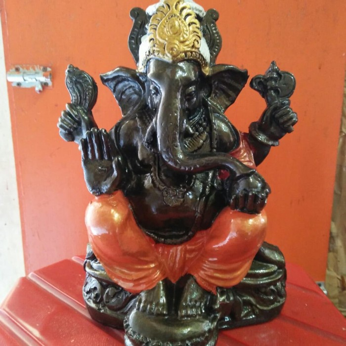 +%+%+%] patung fiber Ganesha antik