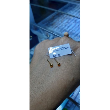 Anting tindik Mrican 0,3gram Semar Nusantara