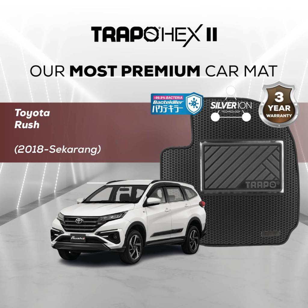 Karpet Mobil Trapo Hex II Toyota Rush (2018-Sekarang)