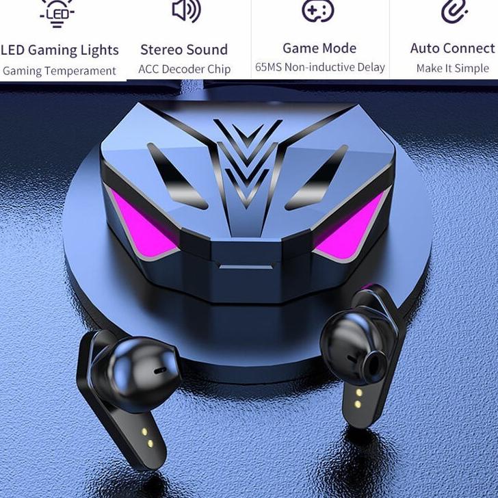[ Termurah] (Cod) Headset Bluetooth Gaming Tws X15 Bluetooth V5.2 Led Smart Display Original