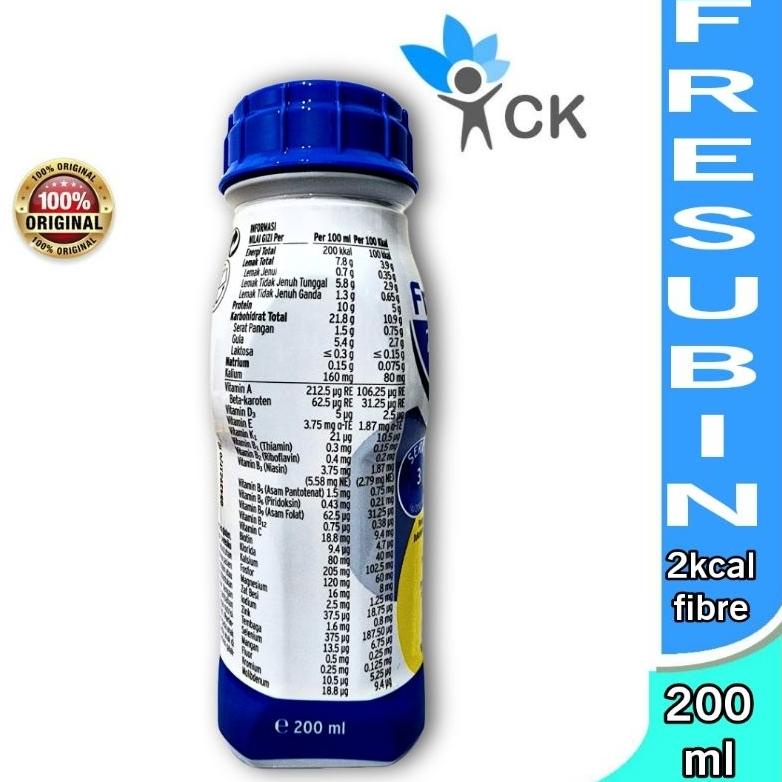 

Baru FRESUBIN ORIGINAL / JUCY / 2 KCAL FIBRE / RENAL BTL 200 ML