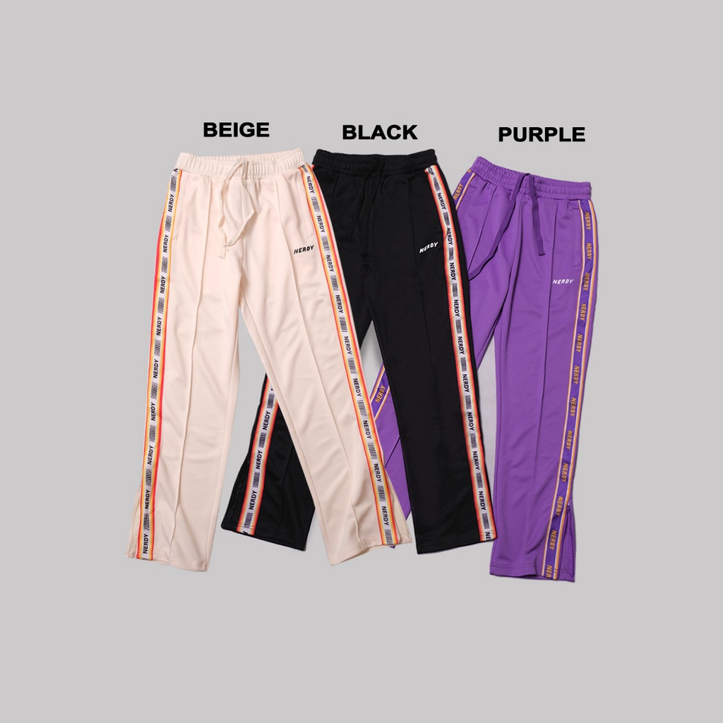 [EXCLUSIVE] BEST QUALITY Nerdy Logo Tape Track Pants