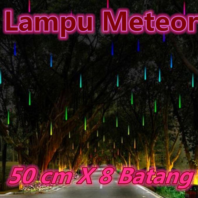 Lampu LED Meteor Shower Light / Lampu Natal LED / Lampu Tumblr