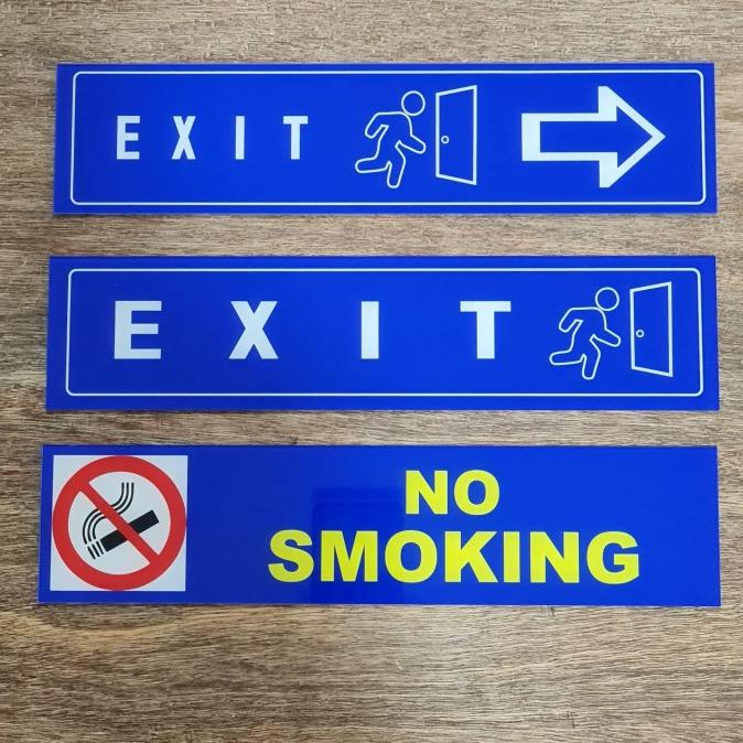 

rin AKRILIK PLANG PAPAN RAMBU / ACRYLIC SIGNAGE 7x30CM
