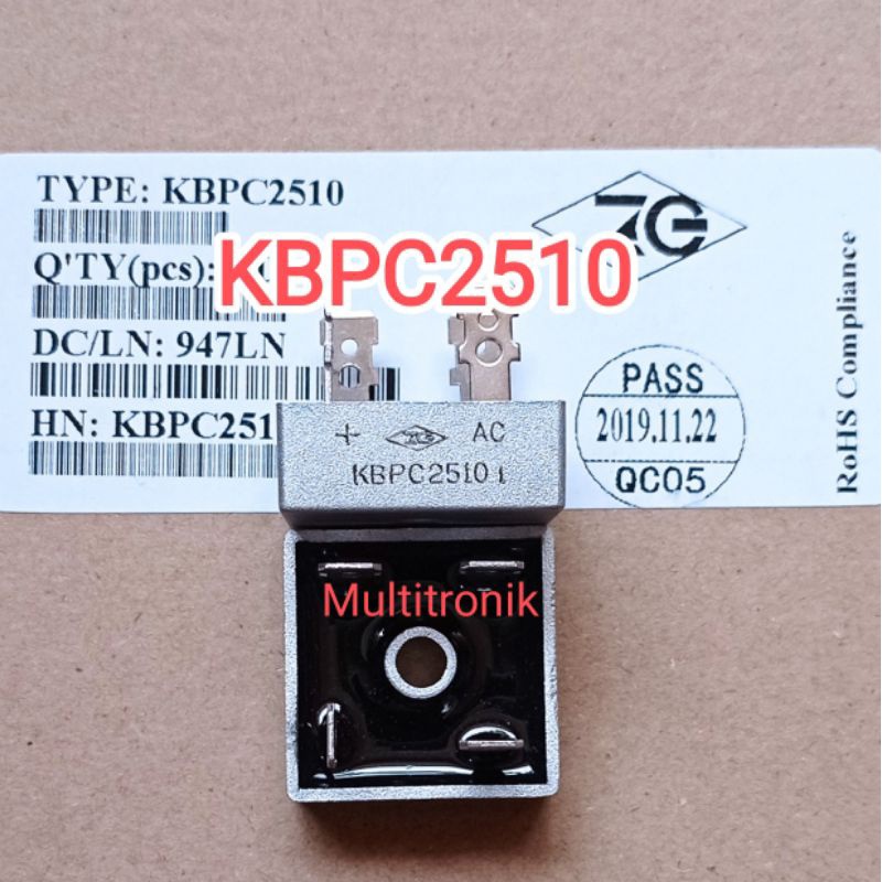 Dioda KBPC 2510 dioda kiprok 25Amper