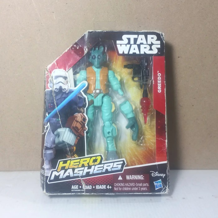 action figure star wars greedo hero mashers original hasbro rerevika93