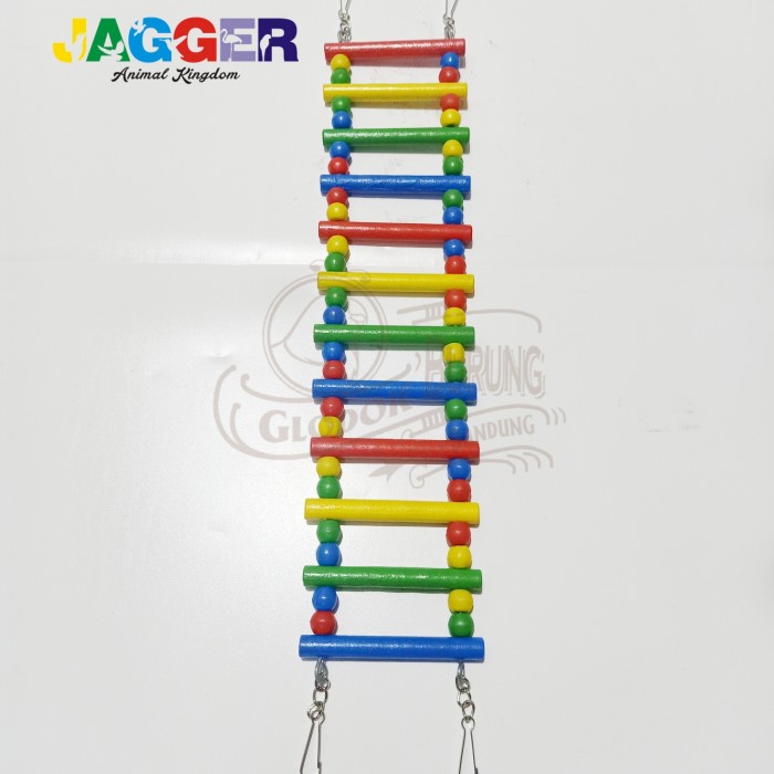 ] Jembatan Gantung Tangga Mainan Burung Parrot Lovebird Parkit Dll