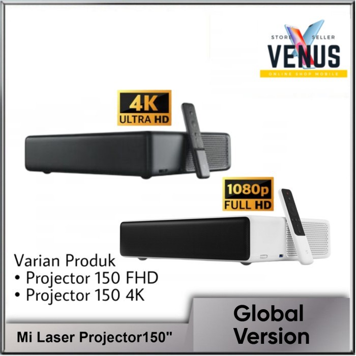 Hawas Xiaomi Laser Projector 150 4K Uhd Ultra Short Throw Distance Projector