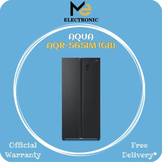 Kulkas Aqua Inverter Side by Side 480 Liter AQUA JAPAN AQR-565IM (GB) Kualitas Bagus