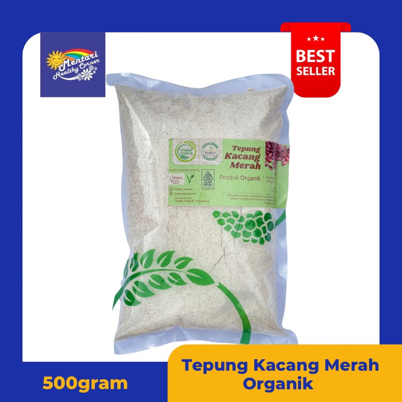 

Tepung Kacang Merah Lingkar Organik 500Gr