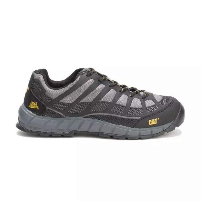 SEPATU SAFETY CATERPILLAR CAT STREAMLINE CT CHARCOAL ORIGINAL ORIGINAL