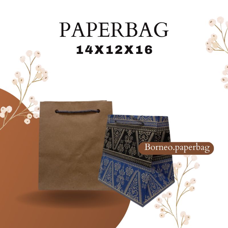 

PAPERBAG DONAT 14X12X16/PAPERBAG SOUVENIR