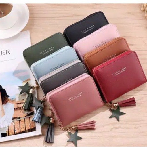 DOMPET WANITA MINI KOREAN FASHION WALLET BELLY FOREVER YOUNG PGM PM02 100% ORIGINAL