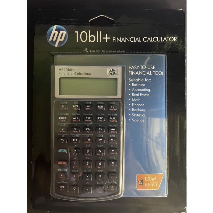 

Promo Kalkulator Finance Hewlett Packard Hp 10Bii+ 10B 10Bii 10 Bii + Plus