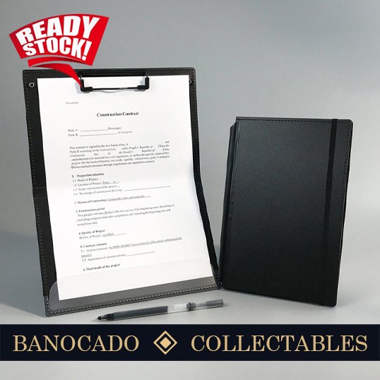 

Promo Portable Foldable Clipboard A4 Size Plastic With Multifunction Storage