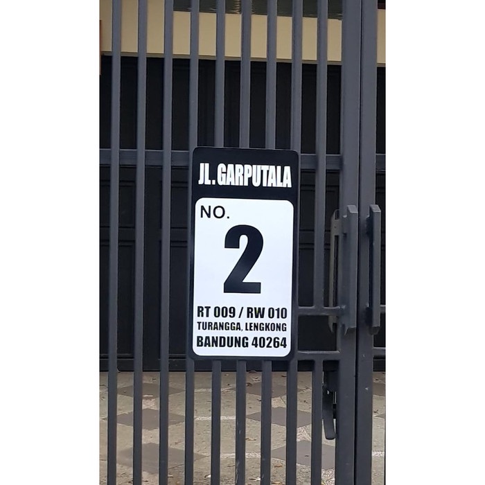 

Promo Plang Papan Rambu Alamat Rumah Ukuran 25 Cm X 50 Cm