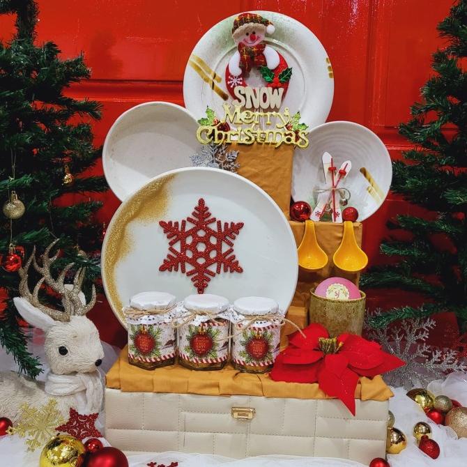 

Terlarisss - Paket Dekorasi Hampers Natal Christmas Parcel Hadiah Kue Kering 443 - Langsung Kirim