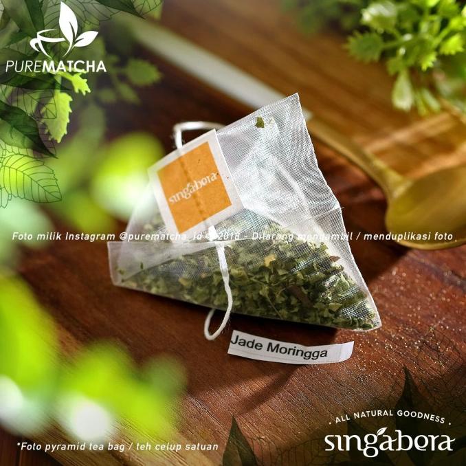 

Singabera Tisane - Jade Moringa Tea 1Tb Sample Teh Hijau Daun Kelor Kode 611