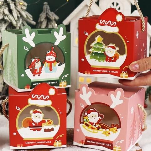 

Terbabru Box Kue Natal Goodie Bag Kotak Cookies Kuker Dus Kado Hampers Mini Christmas Box Cod