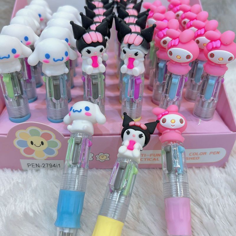 

PULPEN MINI KARAKTER SANRIO 4 IN 1 / PULPEN MINI 4 WARNA