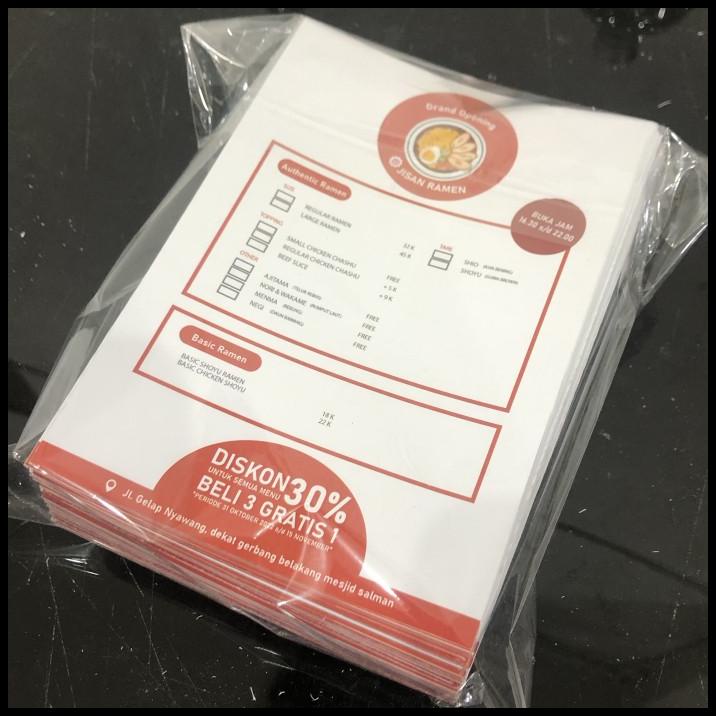 

GRATIS ONGKIR CETAK BROSUR / FLYER / PAMPLET. GRATIS DESAIN ! 200LBR A6 - PRINT AP !!!!!!