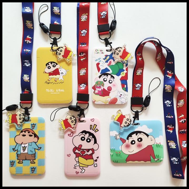 

BEST DEAL ID CARD HOLDER NAME TAG LANYARD / KALUNG WADAH KARTU SHINCHAN LUCU