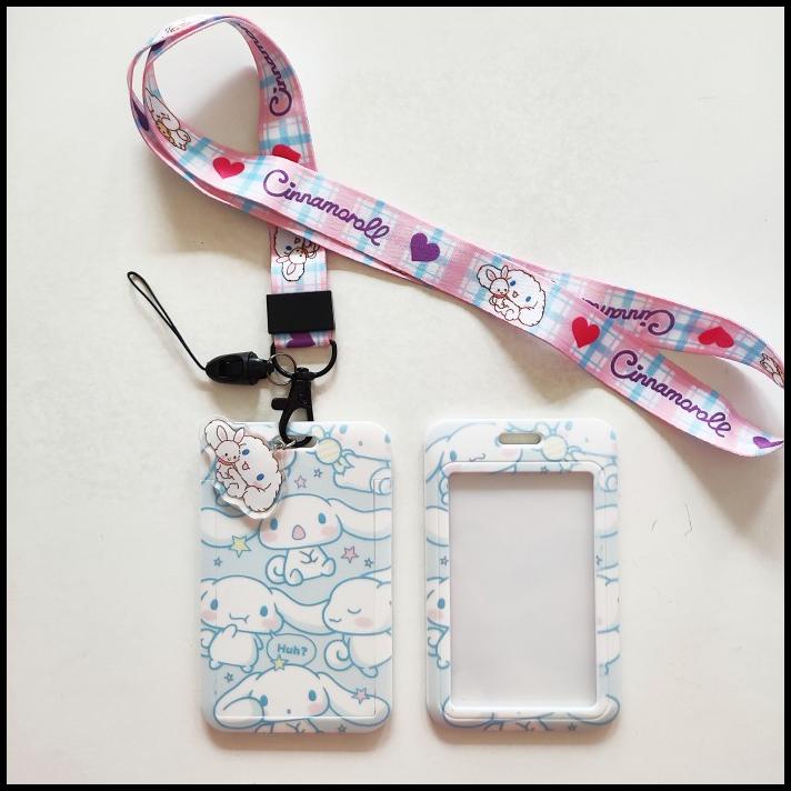 

BEST DEAL ID CARD HOLDER NAME TAG LANYARD / KALUNG KARTU CUTE CINNAMOROLL SANRIO !!!!