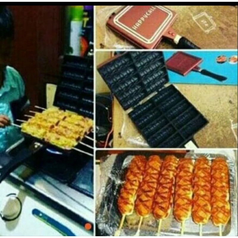 (ACEH TIMUR) Happy call cetakan sate /Happy call cetakan waffle