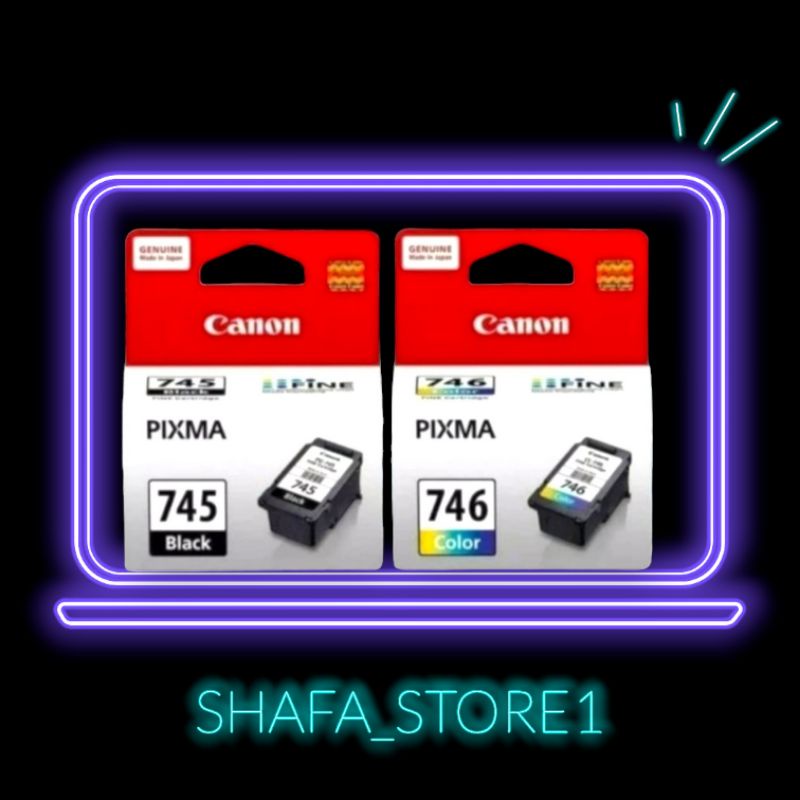 Tinta cartridge canon 745 dan 746