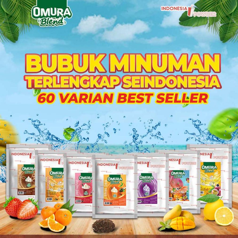 

Terbaik SERIES OMURA Blend Bubuk Minuman Aneka Rasa Mix Omura Powder 500 GR ..