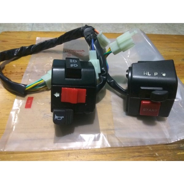 PART - HOLDER SAKLAR SEN DAN HOLDER STATER SET KANAN KIRI HONDA ASTREA 800-ASTREA STAR-ASTREA