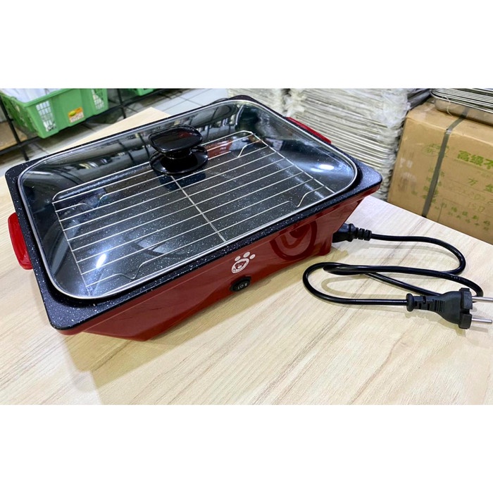 [Ori] Alat Panggang Grill Dan Hotpot Rebus Elektrik Diskon