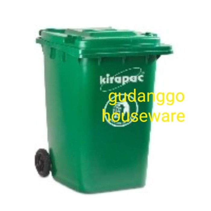 Tempat Sampah 240 Liter Roda KLX 9240 Kirapac Dustbin/Tong Sampah