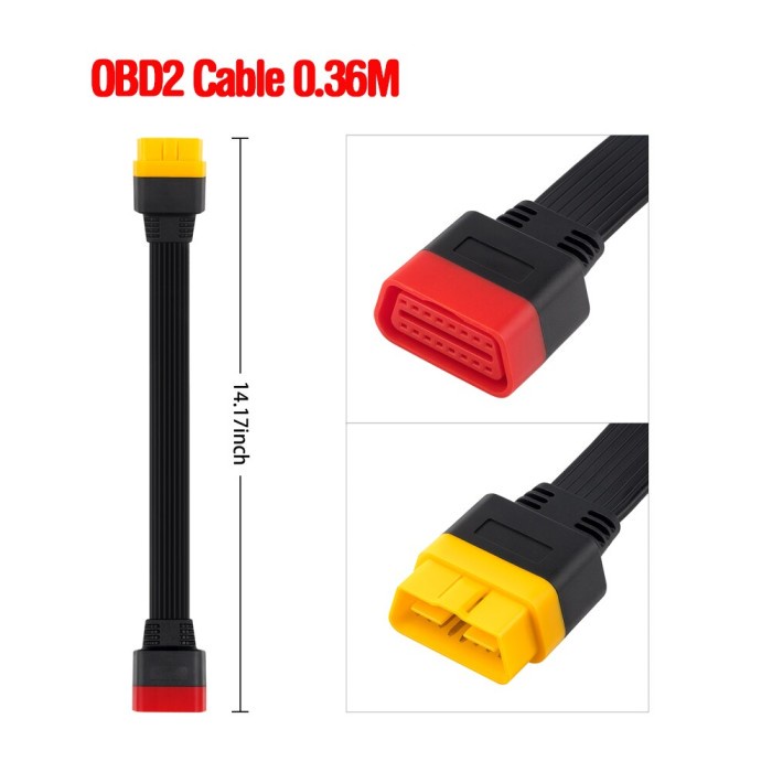 Kabel Sambungan Extension Obd2 Launch Easydiag Thinkdiag X431 16 Pins