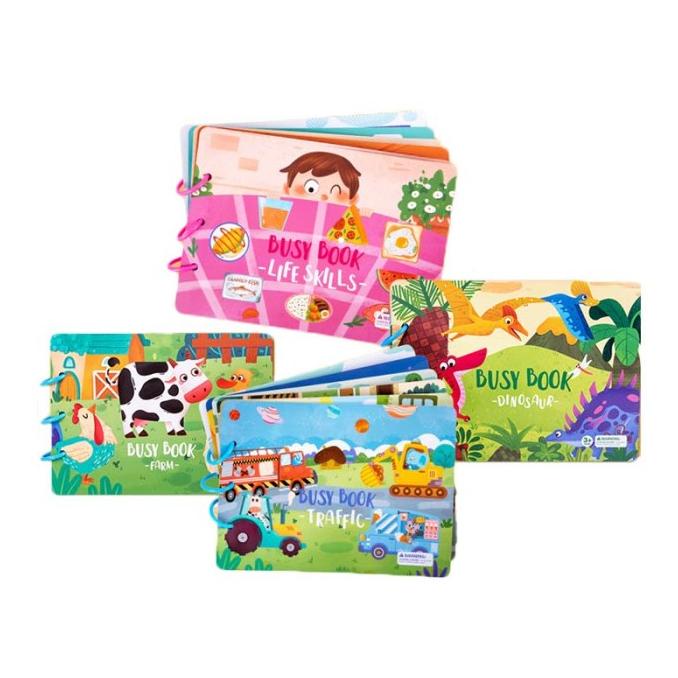 

SALE Buku Stiker Velcro Mainan Edukasi Anak BUSY BOOK Puzzle Sticker Termurah