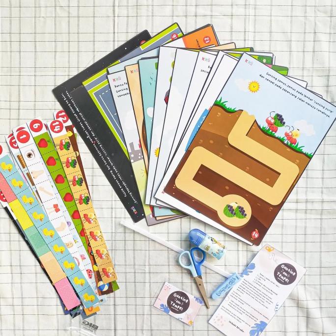 

SALE Aktivitas Gunting dan Tempel untuk pemula cut and glue for beginners Termurah