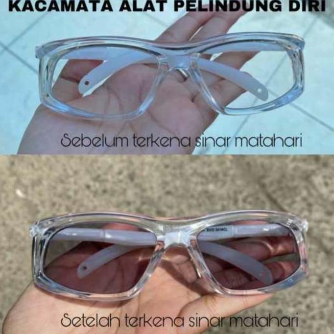 kacamata apd safety lensa photocromic