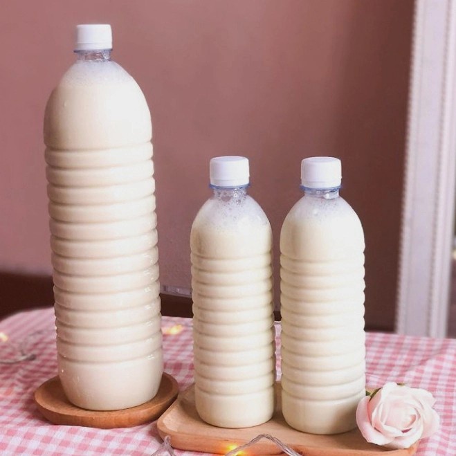 

monggo] Susu Kedelai Fresh Murni manis asli 1 Liter-Soymilk Original 1000 ml