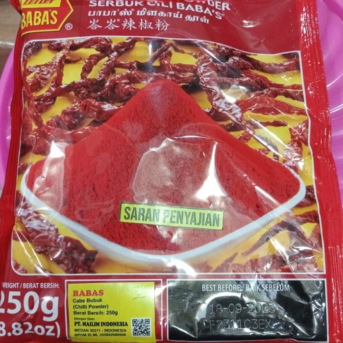 

yang dicari@@@@] Babas Chilli powder murah Bubuk cabai bubuk cabe