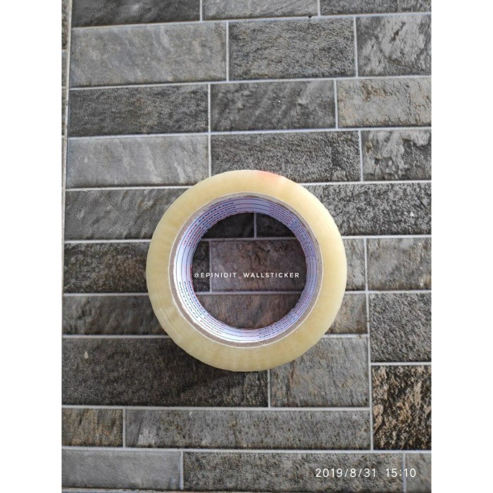 

Terlaris - Lakban Putih Bening Transparant Isolasi 2 inch 90 yard Setebal Daimaru