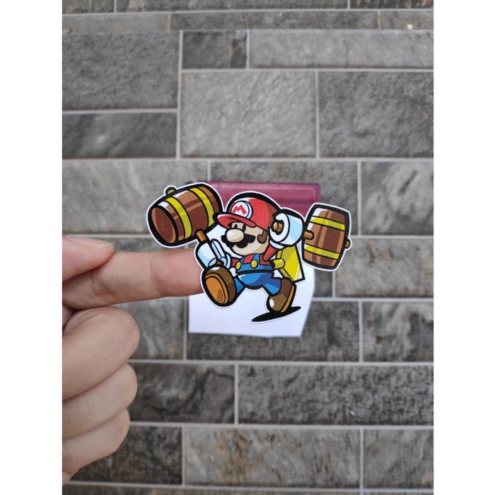 

Terlaris - Stiker Vinyl Super Mario Bros Karakter Motor Helm Laptop HP Sepeda Cut