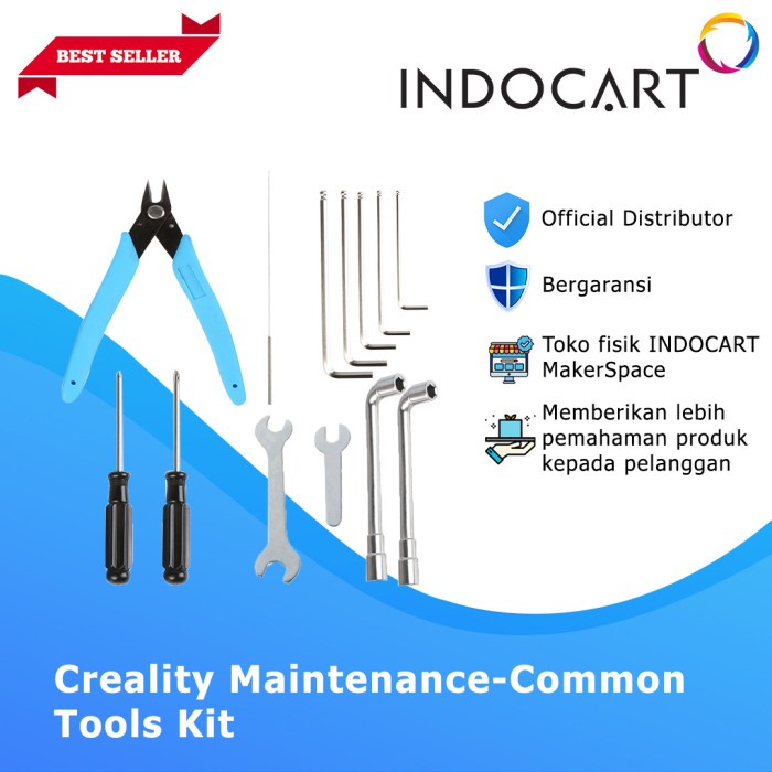 INDOCART 3D PRINTER PARTS CREALITY MAINTENANCE-COMMON TOOLS KIT