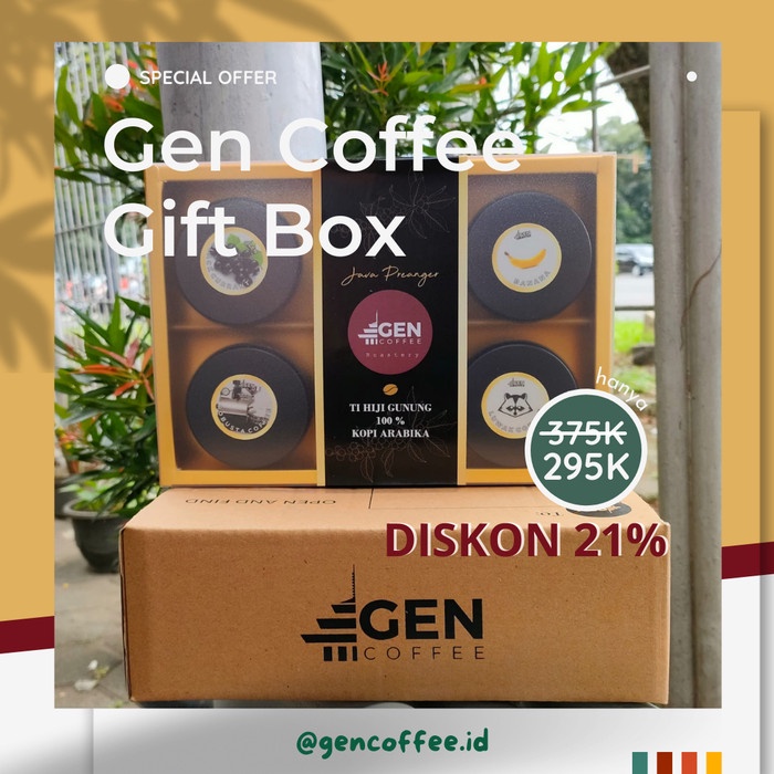 

DISKON MURAH Paket Kopi Premium Biji/Bubuk - Hampers Lebaran / Natal / Gift Box BERRY30.JAYA