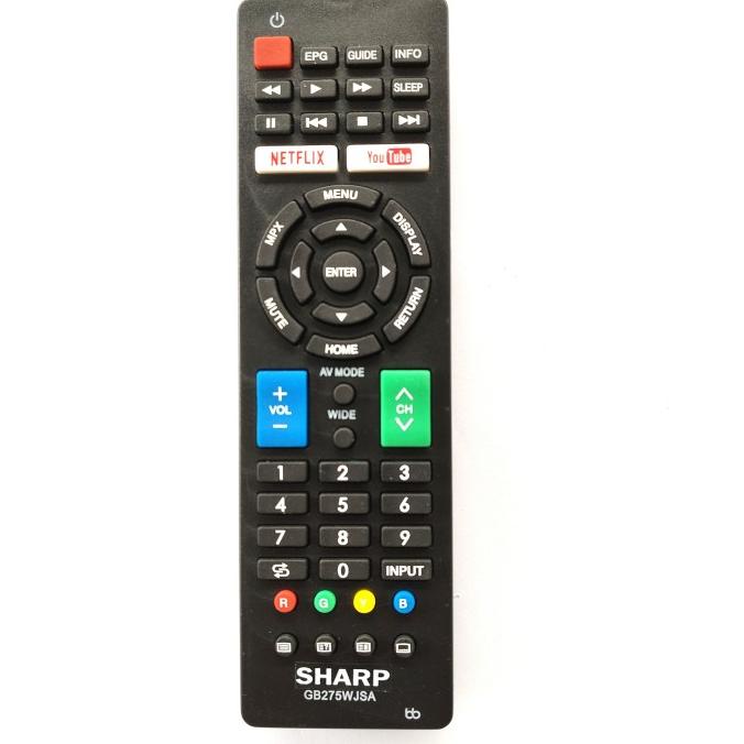 Remot Remote Smart Tv Sharp Aquos Android Gb234Wjsa Original Quality Kode 1397