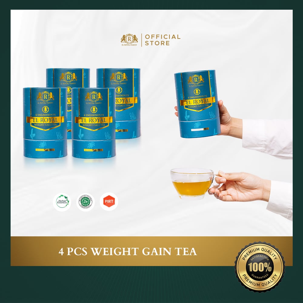 

PAKET HEMAT 4 PCS EL ROYAL WEIGHT GAIN TEA MENINGKATKAN NAFSU MAKAN BERAT BADAN DAN MENAMBAH NUTRISI HARIAN TUBUH SECARA ALAMI