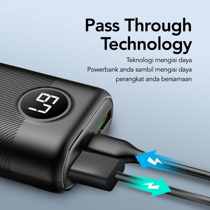 Micropack Power 10000 Mah Vooc With Pd 3.0 & Qc 3.0 Pb-10Kv