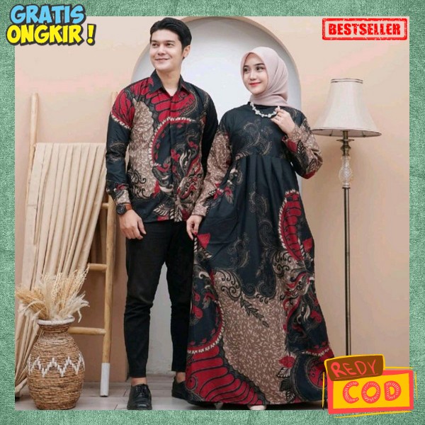 Bju Pasangan Cwo Cwe Bju Gamis Koko Setelan Couple Dewasa Gamis Stelan Couple Pesta Kondangan Pakaia