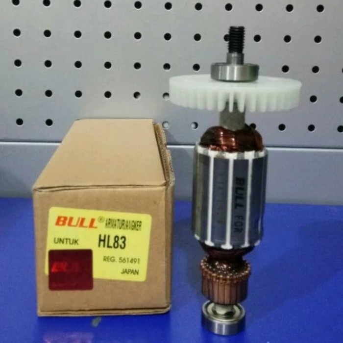 ARMATURE BULL ANGKER MESIN PASAH KETAM SERUT RYOBI HL 83 HL83 -Lulas G