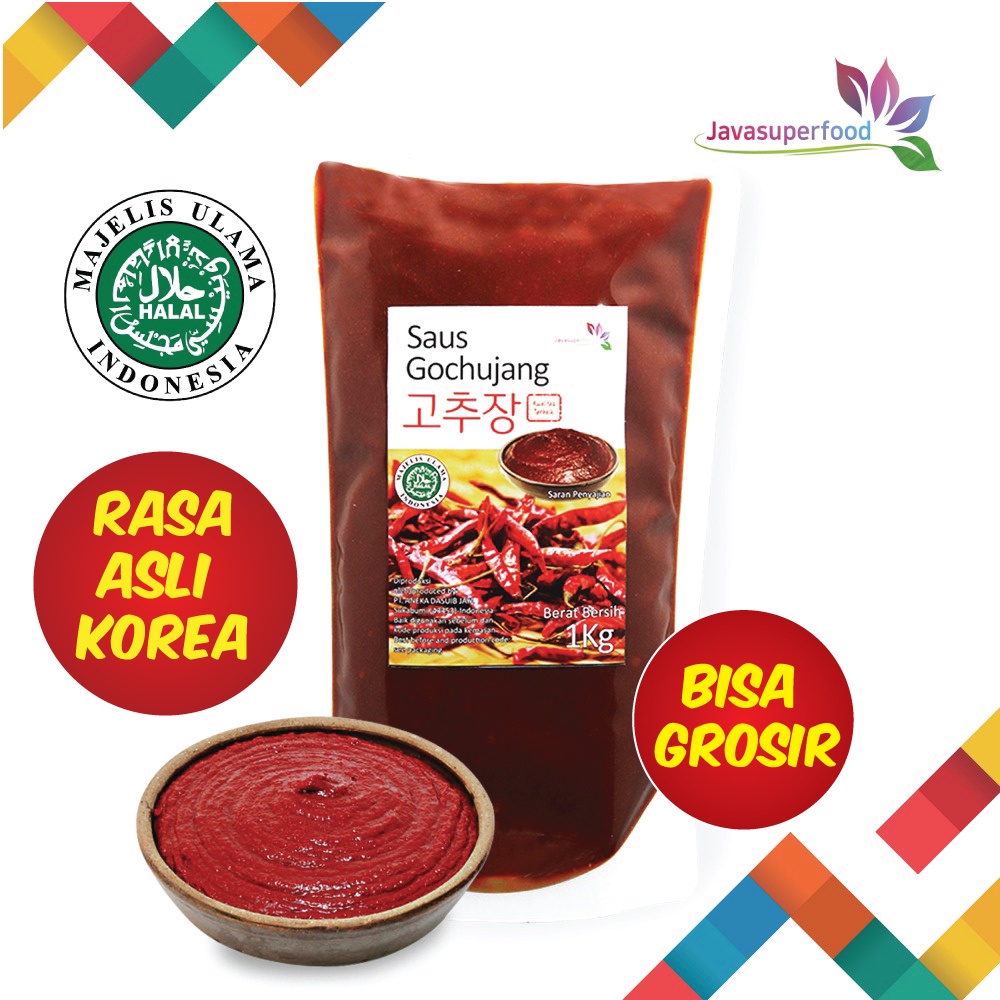

Gochujang Halal 1Kg Rasa Korea/Sauce Sambel Pasta/Chili Paste