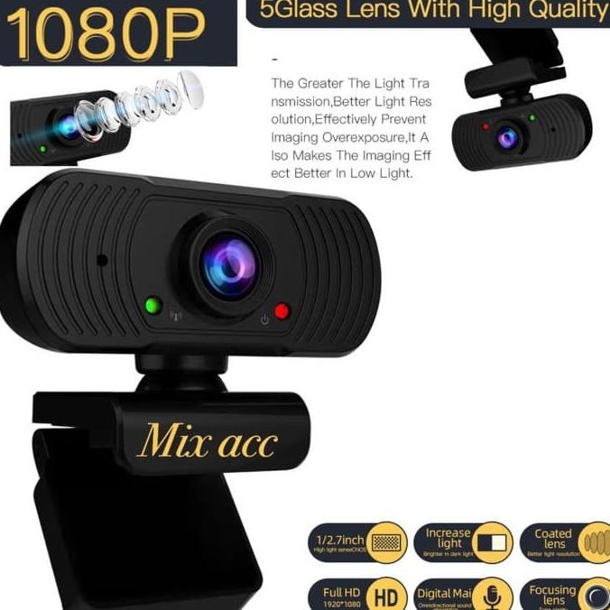 Z07 Full Hd Webcam 1080P With Microphone Web cam 1080P FULL HD - WEBCAM